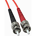 C2G 3m LC-ST 62.5/125 Duplex Multimode OM1 Fiber Cable - Orange - 10ft - Patch cable - LC multi-mode (M) to ST multi-mode (M) - 3 m - fiber optic - duplex - 62.5 / 125 micron - OM1