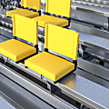 Flash Furniture Grandstand Comfort Seats, Yellow/Black, Set Of 2 Seats
