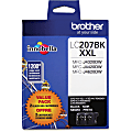 Brother® LC207 Black Extra-High-Yield Ink Cartridges, Pack Of 2, LC2072PKS