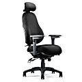 Neutral Posture® 8500 High-Back Chair With Headrest, Black