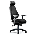 Neutral Posture® 8500 High-Back Chair With Headrest, Black 1 thumbnail image