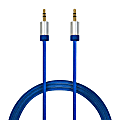 Duracell® 3.5 mm To 3.5 mm Aux Cable, 6', Blue