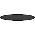 Lorell Round Glass Conference Tabletop - Round Top x 48" Table Top Diameter - Assembly Required - Black - Glass 1 thumbnail image
