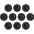 Jabra Biz 2400II Ear Cushions - Black - Leatherette - 10 Piece 1 thumbnail image