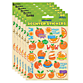 Eureka Scented Stickers, Orange, 80 Stickers Per Pack, Set Of 6 Packs 1 thumbnail image