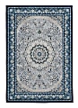 Linon Innova Area Rug, 3-1/2' x 5', Marion Cream/Blue 1 thumbnail image