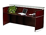 Mayline® Napoli Reception Station, Sierra Cherry 1 thumbnail image