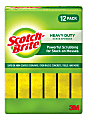 Scotch-Brite™ Heavy-Duty Scrub Sponges, Pack Of 12 Sponges 1 thumbnail image