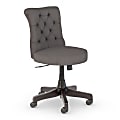 Bush Business Furniture Arden Lane Mid-Back Tufted Office Chair, Dark Gray, Standard Delivery