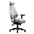 Neutral Posture® 8500 High-Back Chair With Headrest, Gray