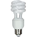 GE Spiral T3 Fluorescent Light Bulbs, 14 Watt, Carton Of 3