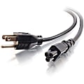 C2G 6ft Laptop Power Cord - 18 AWG - NEMA 5-15P to IEC320C5 - Replacement power cord for many laptops 1 thumbnail image