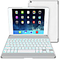 ZAGG ZAGGkeys Keyboard/Cover Case (Folio) iPad Air Tablet - White - 6.8" Height x 9.6" Width x 0.7" Depth