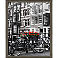 Amanti Art Wood Picture Frame, 21" x 17", Matted For 16" x 20", Svelte Clay Gray 1 thumbnail image