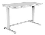 Realspace Electric 48W Height Adjustable Standing Desk White