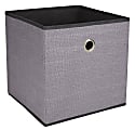 Realspace® Storage Cube, Medium Size, Charcoal