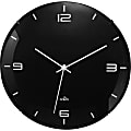 Orium Eleganta Wall Clock - Analog - Quartz - Black Main Dial - Black/Plastic Case 1 thumbnail image