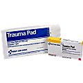 First Aid Only Trauma Dressing Pad, 5" x 9", White
