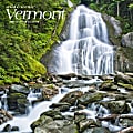 2024 BrownTrout Monthly Square Wall Calendar, 12" x 12", Vermont Wild & Scenic, January to December