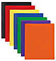 Office Depot® Brand 2-Pocket School-Grade Poly Folders With Prongs, 8-1/2" x 11", Assorted Colors, Pack Of 36 1 thumbnail image