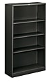HON® Brigade® Steel Modular Shelving Bookcase, 4 Shelves, 59"H x 34-1/2"W x 12-5/8"D, Charcoal 1 thumbnail image