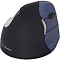 Evoluent VerticalMouse 4 Right Wireless - Optical - Wireless - Radio Frequency - 2.40 GHz - Black - 1 Pack - USB - Scroll Wheel - 6 Button(s) - 6 Programmable Button(s) - Right-handed - 1