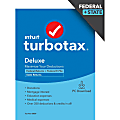 TurboTax Desktop Deluxe 2020 Federal Efile + State (Windows)