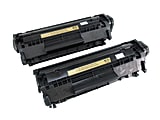 IPW Preserve Remanufactured Black Toner Cartridge Replacement For HP 12A, Q2612D, Pack Of 2, 845-12D-ODP