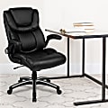 Flash Furniture LeatherSoft™ Faux Leather High-Back Executive Office Chair, Black, BT9896H 1 thumbnail image