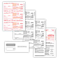 ComplyRight® 1099-NEC Tax Forms, 4-Part, 3-Up, Copies A/B/C, Laser, 8-1/2" x 11", Pack Of 15 Forms And Envelopes