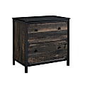 Sauder® Foundry Road 30-3/8"W x 20-1/8"D Lateral 2-Drawer Locking File Cabinet, Carbon Oak 1 thumbnail image