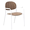 KFI Studios Tioga Guest Chair With Arms, Beech/White 1 thumbnail image