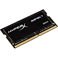 Kingston HyperX Impact 16GB DDR4 SDRAM Memory Module - 16 GB - DDR4-2666/PC4-21300 DDR4 SDRAM - 2666 MHz - CL15 - 1.20 V - Non-ECC - Unbuffered - 260-pin - SoDIMM