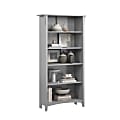 Bush Home Salinas Tall 5 Shelf Bookcase, Cape Cod Gray, Standard Delivery 1 thumbnail image
