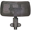 Lorell® Multifunction Mesh High-Back Headrest, Black