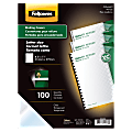 Fellowes® Clear Presentation Binding Covers, 8 1/2" 11", Clear, Pack Of 100 1 thumbnail image