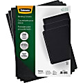 Fellowes® Linen Classic Presentation Covers, 8 3/4" x 11 1/4", Black, Pack Of 200