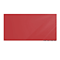 Ghent Aria Low Profile Glassboard, Magnetic, 36"H x 60"W, Rose
