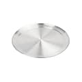 Winco 14" Wide Rim Aluminum Pizza Pan, Silver