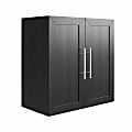 Ameriwood™ Home Systembuild Evolution Camberly Framed 24"W Wall Cabinet, Black Oak