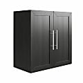Ameriwood™ Home Systembuild Evolution Camberly Framed 24"W Wall Cabinet, Black Oak 1 thumbnail image