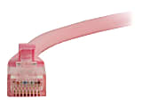 C2G 6ft Cat6 Ethernet Cable - Snagless Unshielded (UTP) - Pink - Patch cable - RJ-45 (M) to RJ-45 (M) - 6 ft - 0.2 in - UTP - CAT 6 - IEEE 802.5/ ANSI X3T9.5/ IEEE 802.3 - molded, snagless, stranded - pink