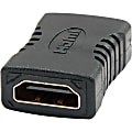 4XEM - HDMI coupler - HDMI female to HDMI female - black - for P/N: 4XHDMI4K2KPRO100, 4XHDMIVGAFAB