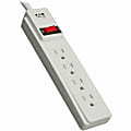 Tripp Lite Power Strip 120V 5-15R 4 Outlet 10' Cord 5-15P - Power strip - 15 A - AC 120 V - input: NEMA  - PS410 1 thumbnail image