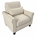 Bush® Furniture Hudson Accent Chair With Arms, Cream Herringbone Fabric, Standard Delivery 1 thumbnail image