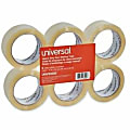 Universal Packaging Tape - 54.60 yd Length x 1.88" Width x 3 mil Thickness - 3" Core - Clear - Resin - Plastic Backing - Slip Resistant, Break Resistant - For Commercial, Shipping - 6 / Box 1 thumbnail image