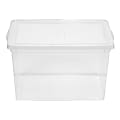 Iris® Snap Top Storage Box, 17 Gallon, Clear
