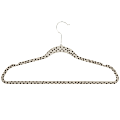 Honey-Can-Do Velvet Touch Suit Hangers, 9 1/2"H x 1/4"W x 17 3/4"D, Gray/Black, Pack Of 20 1 thumbnail image