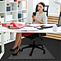 Floortex Advantagemat® Plus APET Rectangular for Low/Standard Pile Carpets - 45" x 53" - Chair - 53" Length x 45" Width x 0.087" Depth x 0.375" Thickness - Rectangular - Amorphous Polyethylene Terephthalate (APET) - Clear - 1Each - TAA Compliant