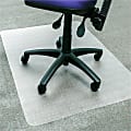 Floortex Advantagemat® Plus APET Rectangular for Low/Standard Pile Carpets - 45"x53" - Chair - 53"x45"x 0.087" Depth x 0.375" Thickness 1 thumbnail image